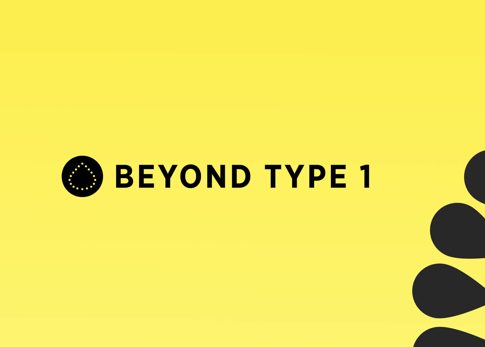 Beyond Type 1 branded desktop graphic for a photo booth activation