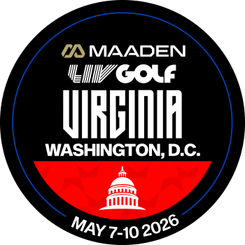 LIV Golf Washington DC event badge from a CapCity activation